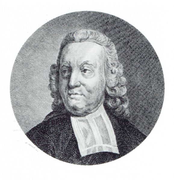 Een afbeelding van ds. A. van ‘s Gravenzonde, een zeer bekende Middelburgse predikant in deze jaren. Hij maakt deel uit van de commissie die de verduisteringen in het acteboek van de Arnemuidse kerkenraad onderzoekt.