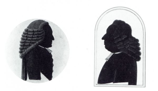 Twee bekende Middelburgse predikanten uit de pruikentijd: ds. Dryfhout (r) en ds. Ballot (l). Ds. A. Dryfhout treedt dit jaar samen met professor H.J. Krom op als bemiddelaar in de geschillen binnen de Arnemuidse kerkenraad. Ds. Ballot diende de gemeente in vacaturetijden.