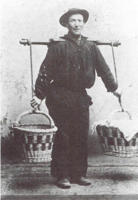 De visleurder Marinus Schroevers, geboren in 1860.